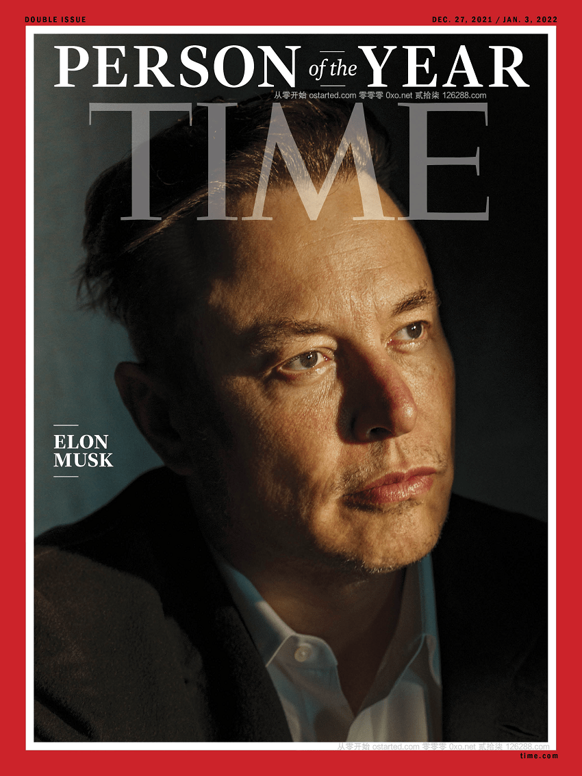 Elon Musk 马斯克获选《时代》周刊2021年度人物 - 第1张图片
