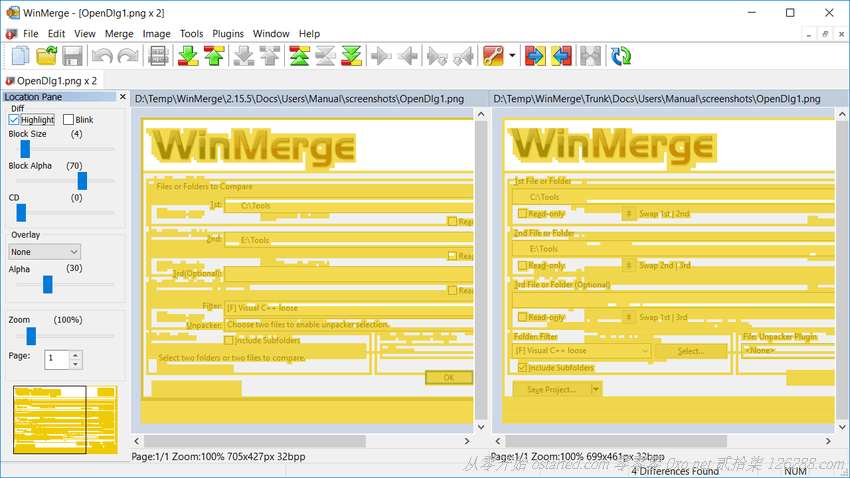 WinMerge 免费开源文件比对/合并工具 可替代 Beyond Compare - 第5张图片