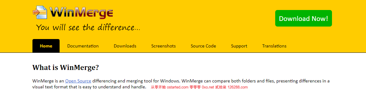 WinMerge 免费开源文件比对/合并工具 可替代 Beyond Compare - 第1张图片