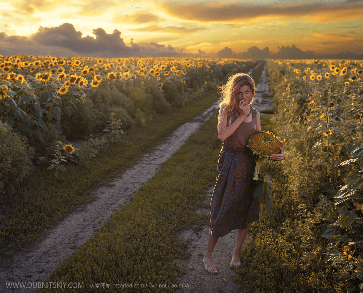 摄影师 David Dubnitskiy 作品：乌克兰美女们无拘无束愉快田园生活 - 第1张图片